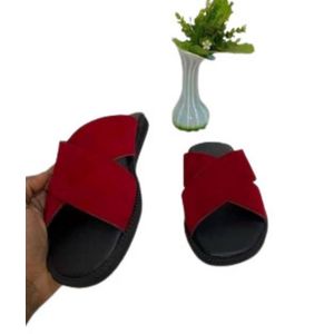 Ghana made mens slippers - green,black,red & white LV