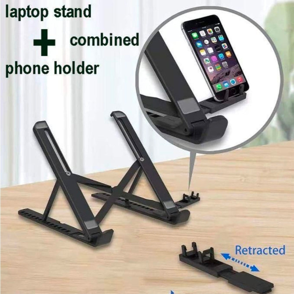 Gytygo portable laptop stand with mobile phone support 3 in 1