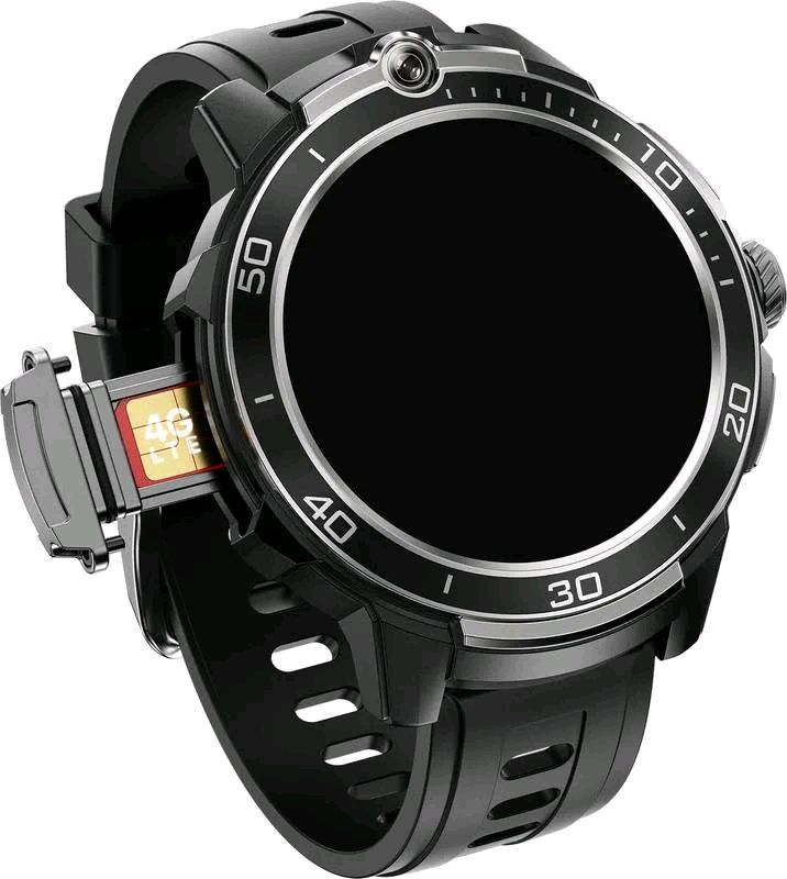 Fire-Boltt Shott smartwatch featuring a 1.5" round display and a front-facing camera.