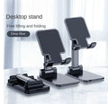 Cell phone desktop stand folding lifting tablet stand