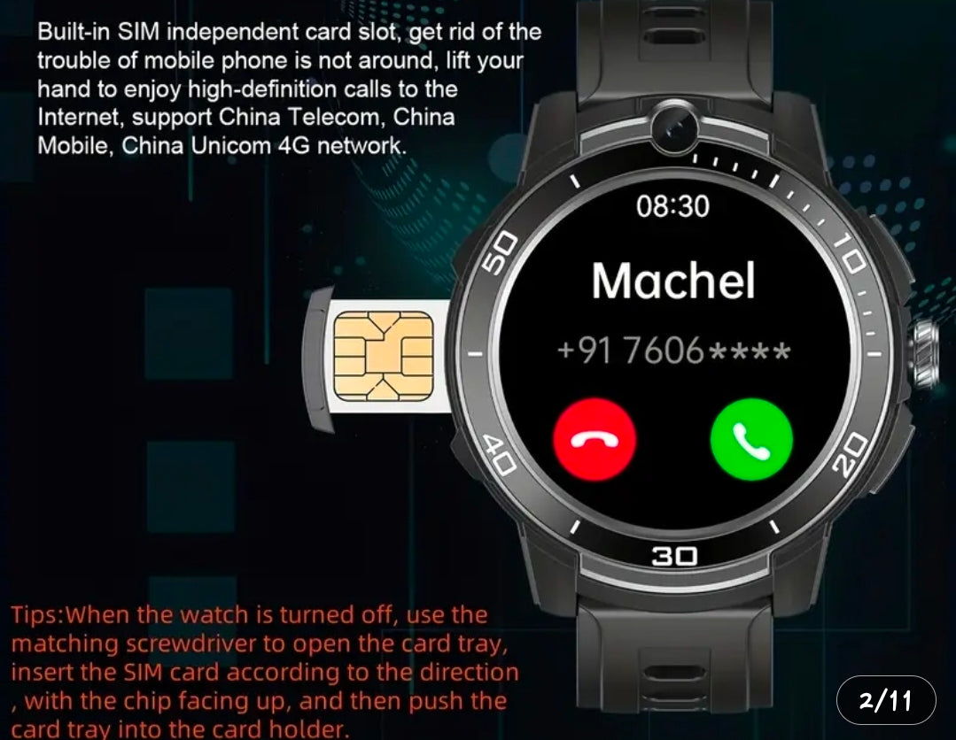 Fire-Boltt Shott smartwatch featuring a 1.5" round display and a front-facing camera.