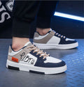 Trophy men's sneakers low top shoes lace up - multicolour