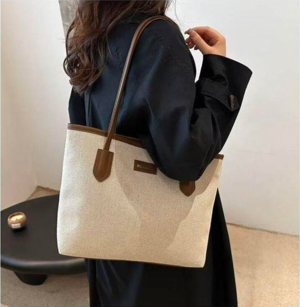 Ladies hand bag tote bag canvas shoulder bag for women crossbody sling bag