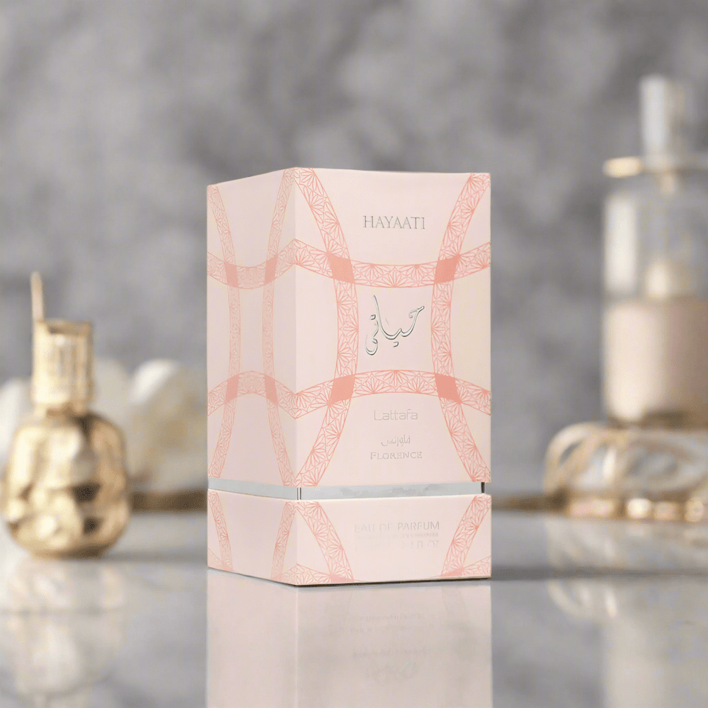 Lattafa Hayaati Florence Eau De Parfum, a floral fruity fragrance for women