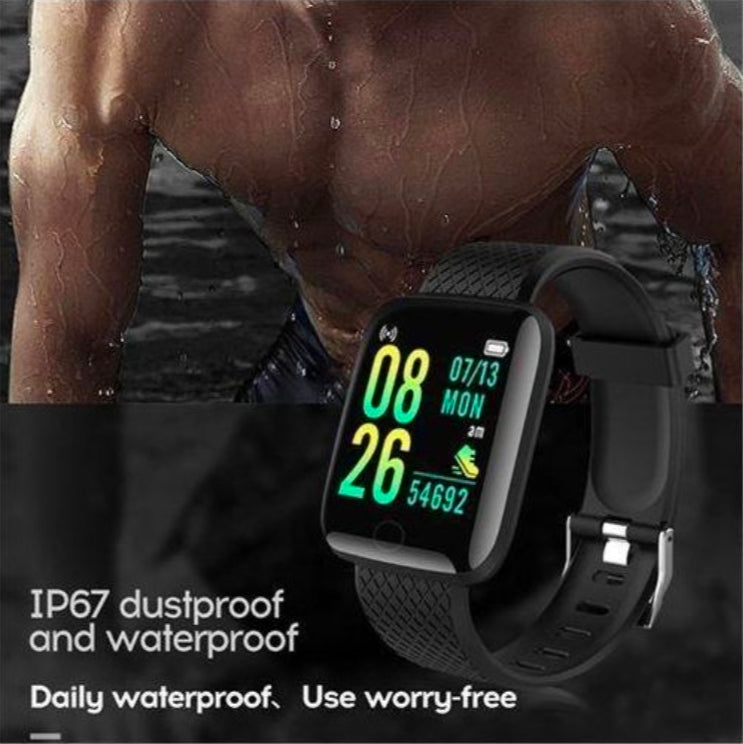 116Plus waterproof sports smart watch.