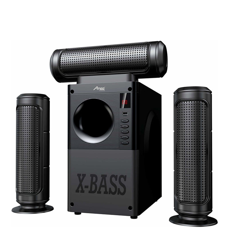 Djack Star D-6030+ X-Bass 3.1 Channel Multimedia Home Theater System.