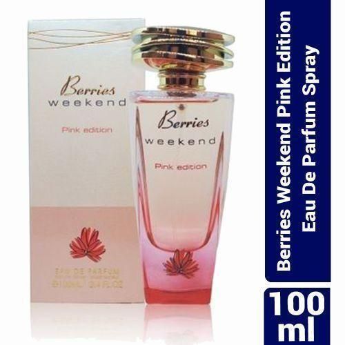 Fragrance World Berries Weekend Pink Edition Eau De Parfum for Women.