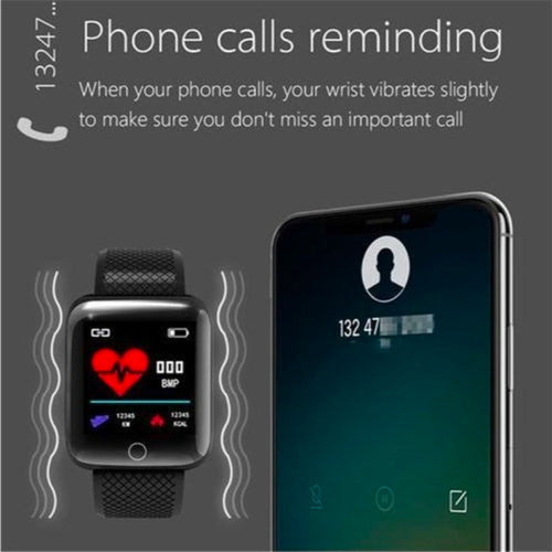 116Plus waterproof sports smart watch.