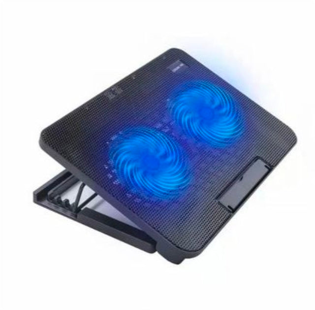 N99 adjustable laptop cooling stand with dual fan