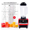 Silver crest 2l industrial 8500w food crusher blender with 2 jar black / red