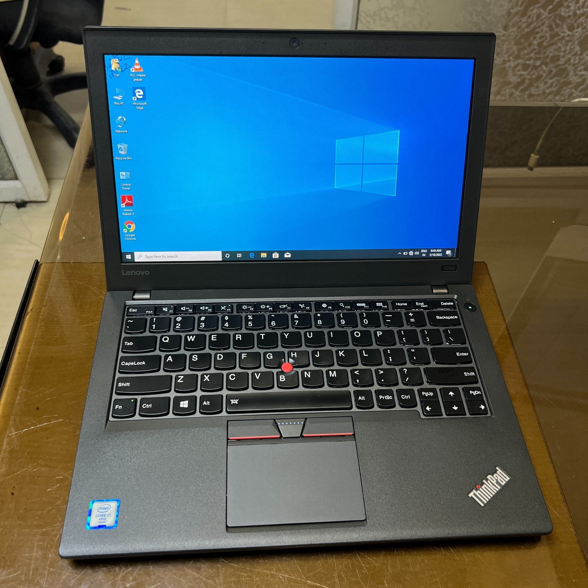 Lenovo ThinkPad X260 laptop.