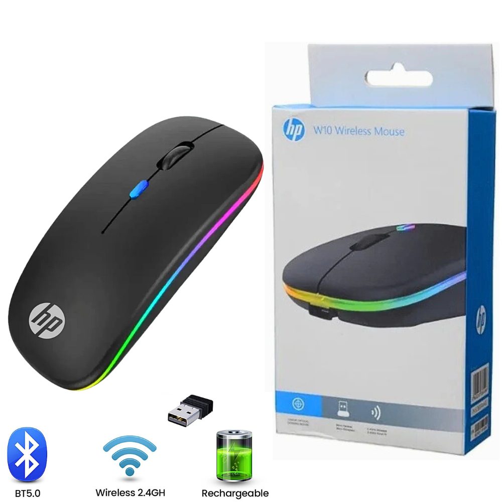 HP W10 Bluetooth & Wireless Dual-Mode Mouse.