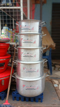 set of Saffron Cookware aluminum pots high-quality,