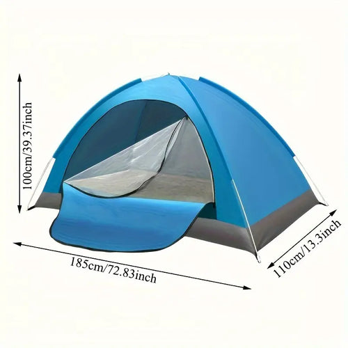 1-2 person automatic pop-up camping tent designed for quick, hassle-free setup.