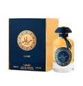 Ra'ed Luxe Eau de Parfum by Lattafa, a 100ml unisex fragrance featuring notes of white musk, cardamom, and vanilla.
