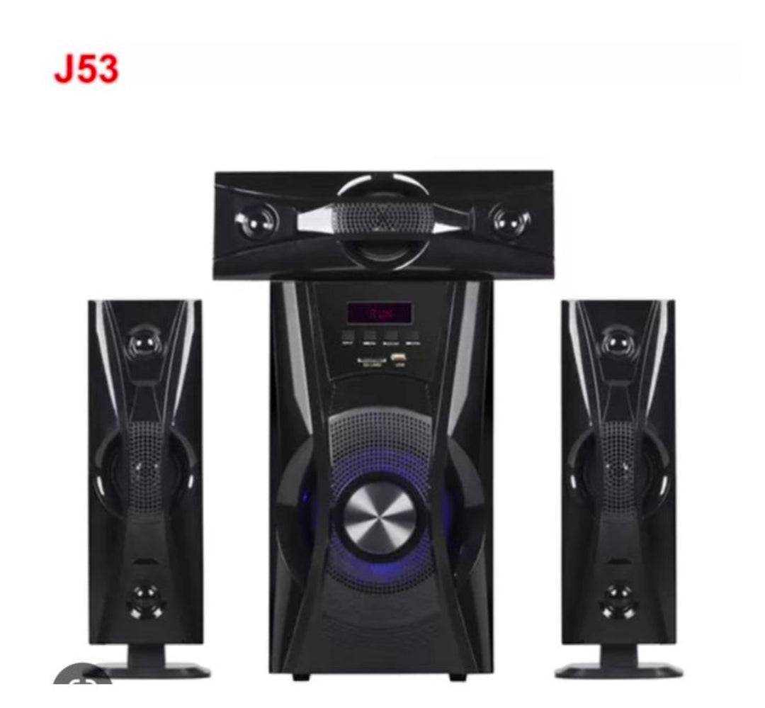 J53 bleutooth home theatre system-black