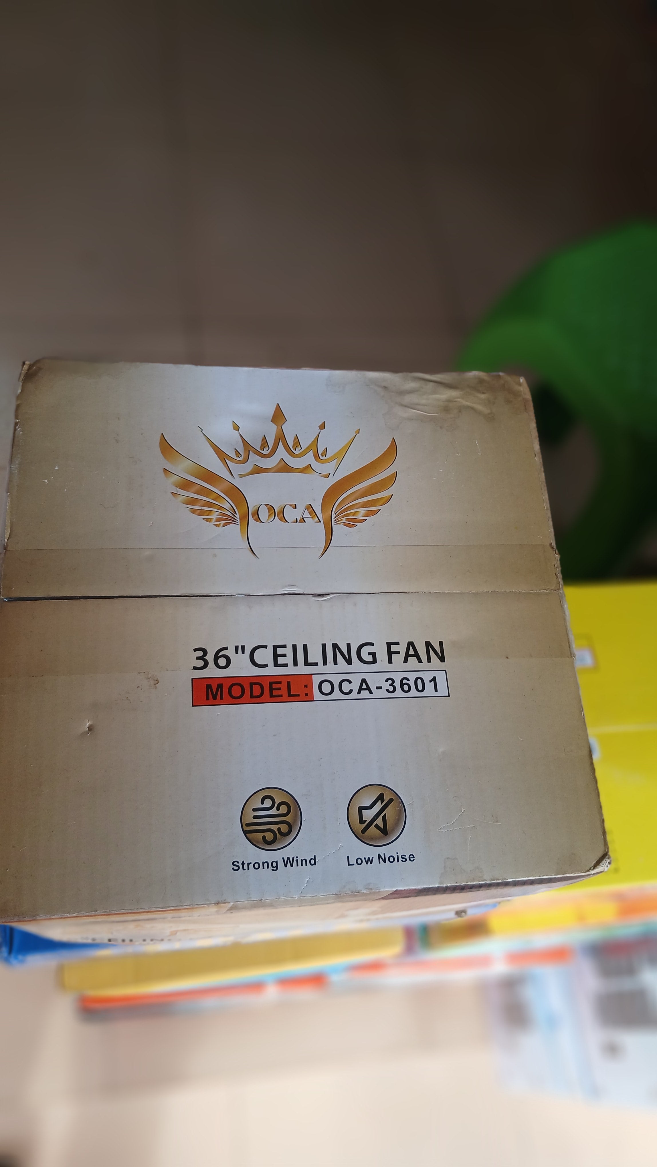 OCA 36" ceiling fan (model: OCA-3601).