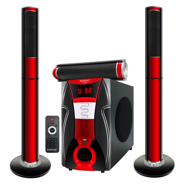 SONAC TG-Q03A 3.1 channel home theater system.