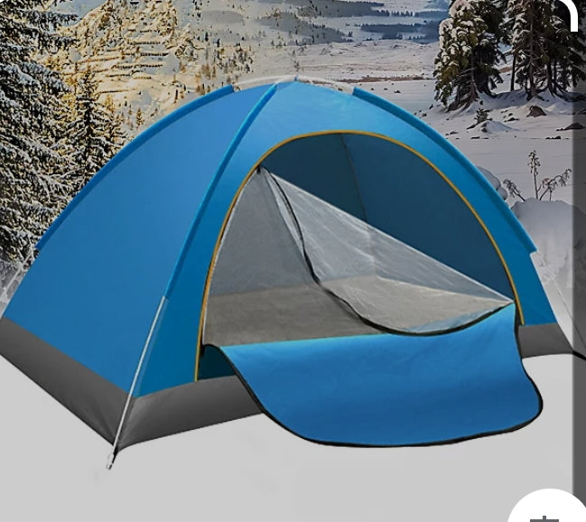 1-2 person automatic pop-up camping tent designed for quick, hassle-free setup.