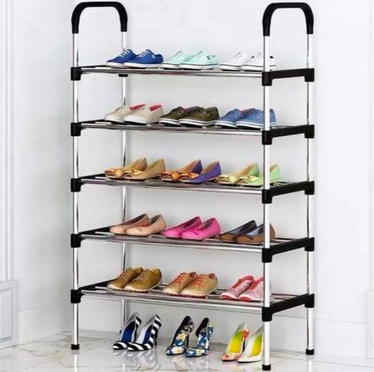 CYFAZA tiers shoe rack storage organizer 18 pairs large capacity durable