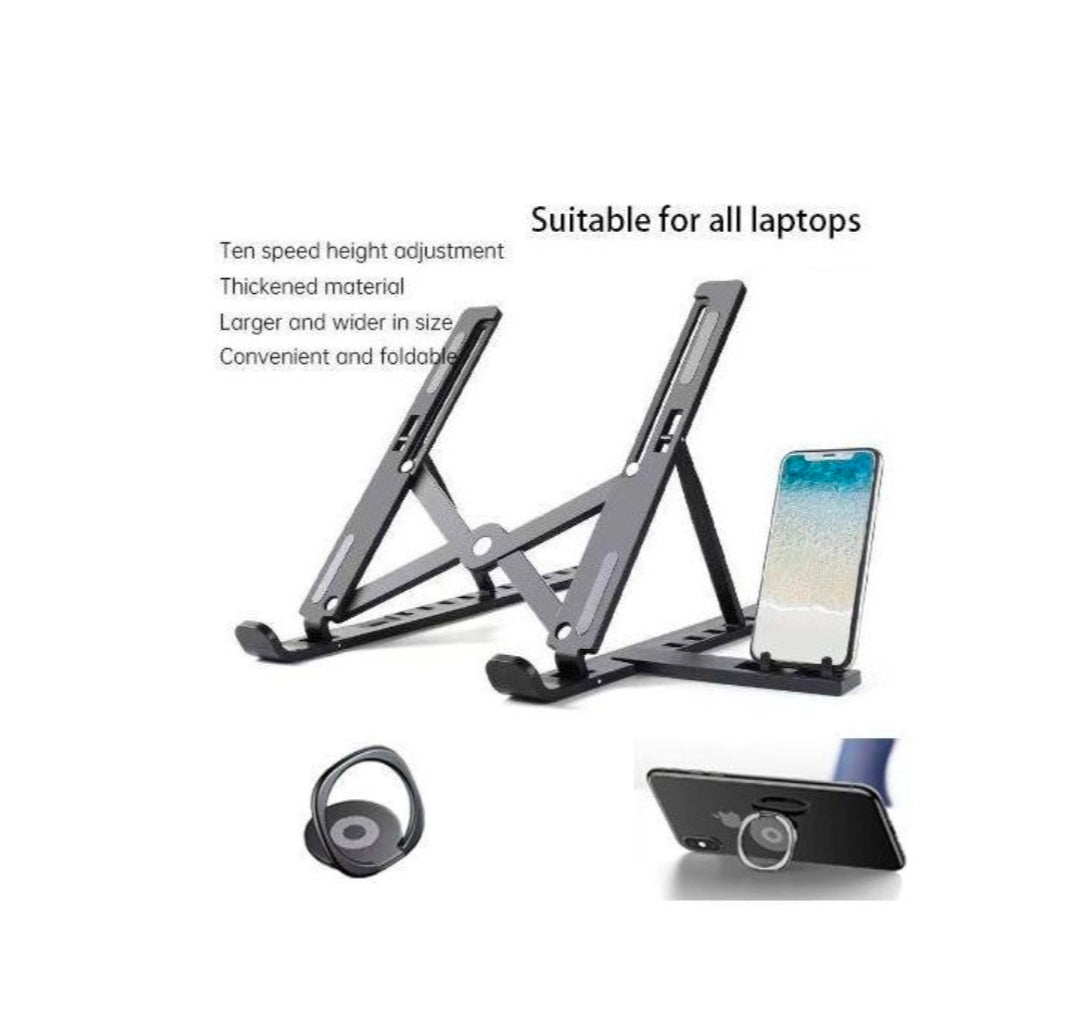 Gytygo portable laptop stand with mobile phone support 3 in 1
