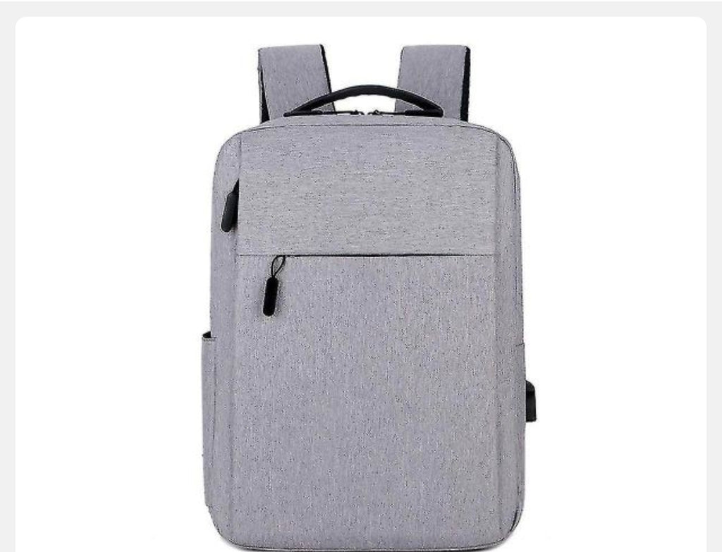 Business school laptop backpack-grey