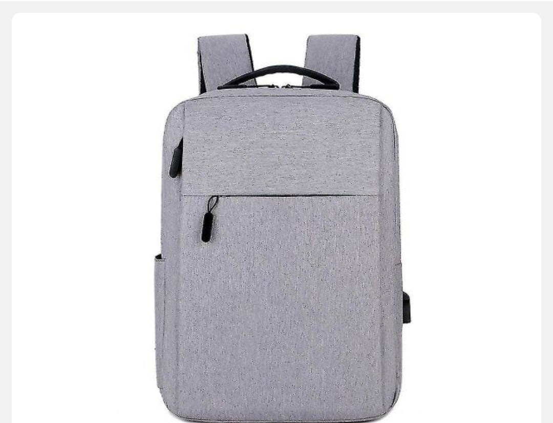 Business school laptop backpack-grey