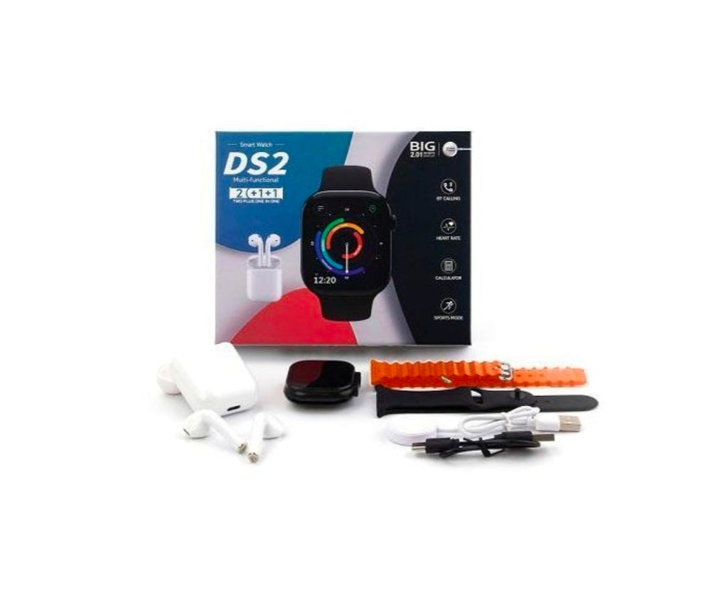 DS2 Smart Watch and Earbuds set-black
