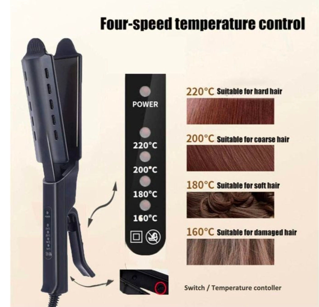 Ceramic Tourmaline Ionic Flat Iron Hair Straightener.