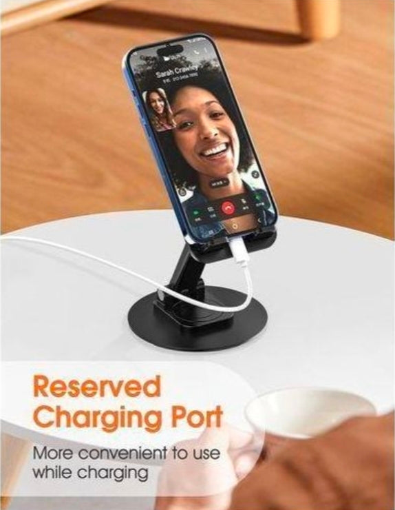EAGEAT phone stand adjustable swivel desktop metal tablet stand