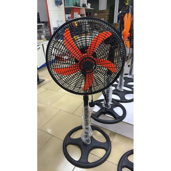 Donason electric floor fan, adjustable stand tilting head, and oscillation for directional airflow.