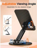 EAGEAT phone stand adjustable swivel desktop metal tablet stand
