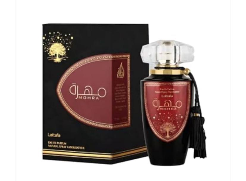 Lattafa Mohra Eau De Parfum, a unisex fragrance