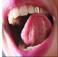 piece set of generic golden hip-hop teeth grillz