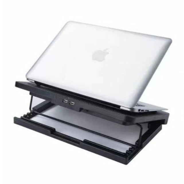 N99 adjustable laptop cooling stand with dual fan