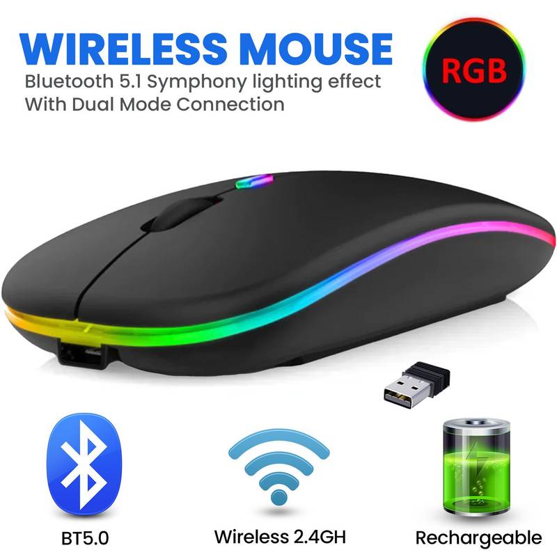 HP W10 Bluetooth & Wireless Dual-Mode Mouse.