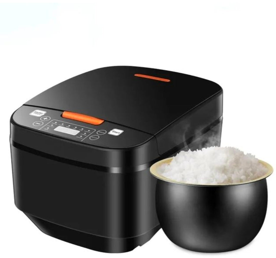 5L 900w multifunctional digital rice cooker black