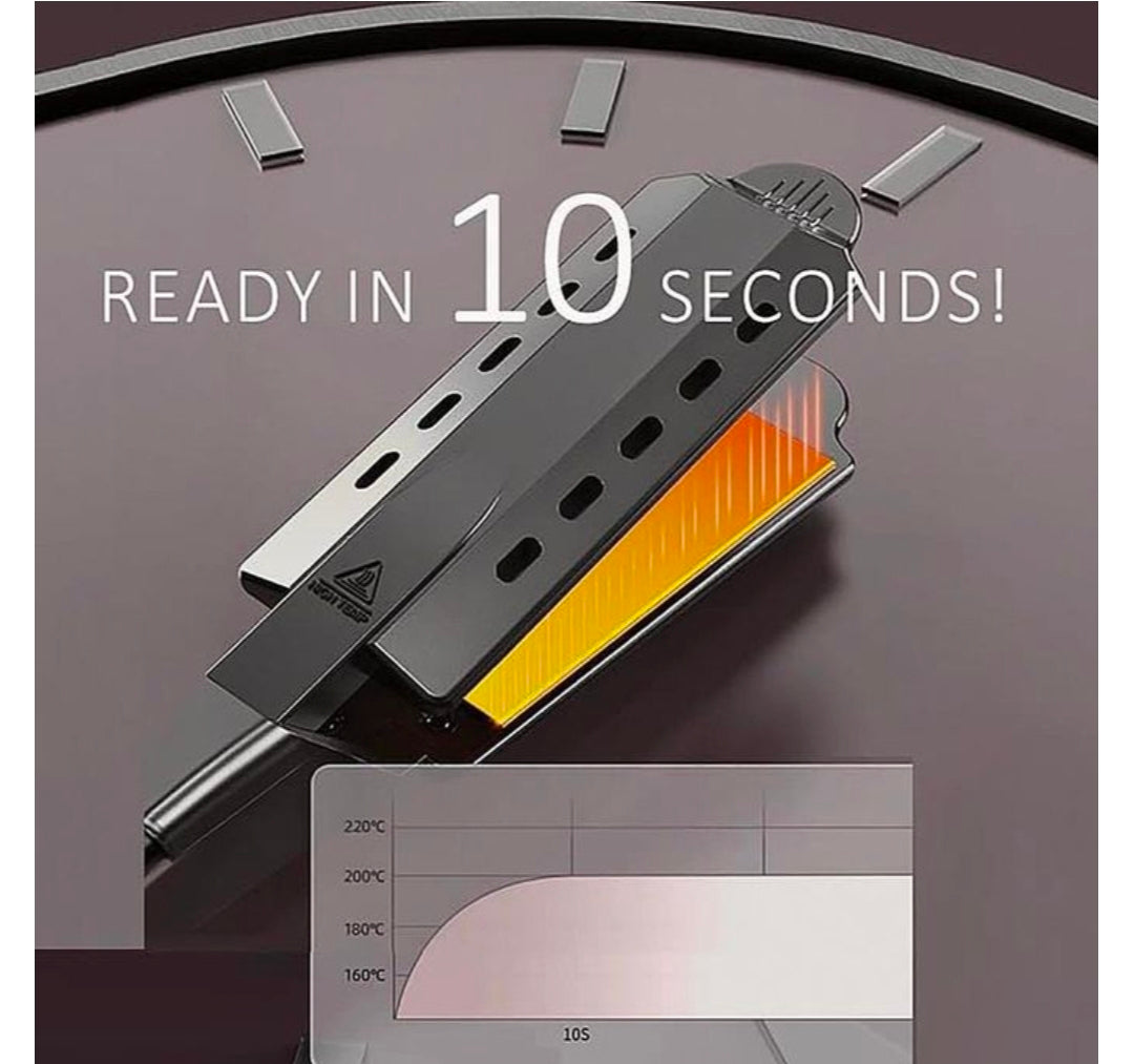 Ceramic Tourmaline Ionic Flat Iron Hair Straightener.