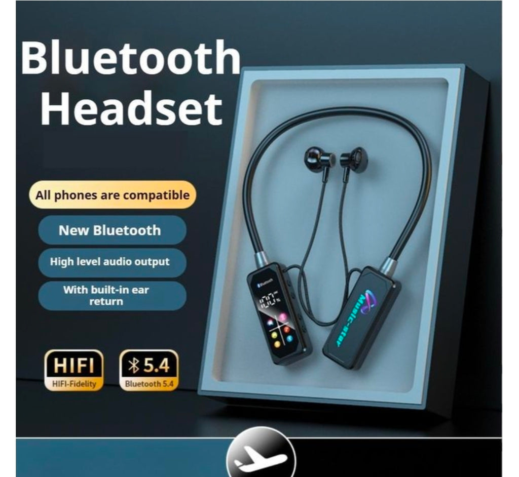BT37 wireless earbuds Bluetooth earphones neckband sport style