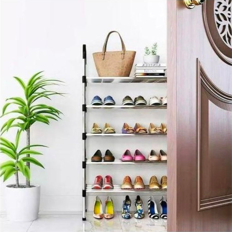 CYFAZA tiers shoe rack storage organizer 18 pairs large capacity durable