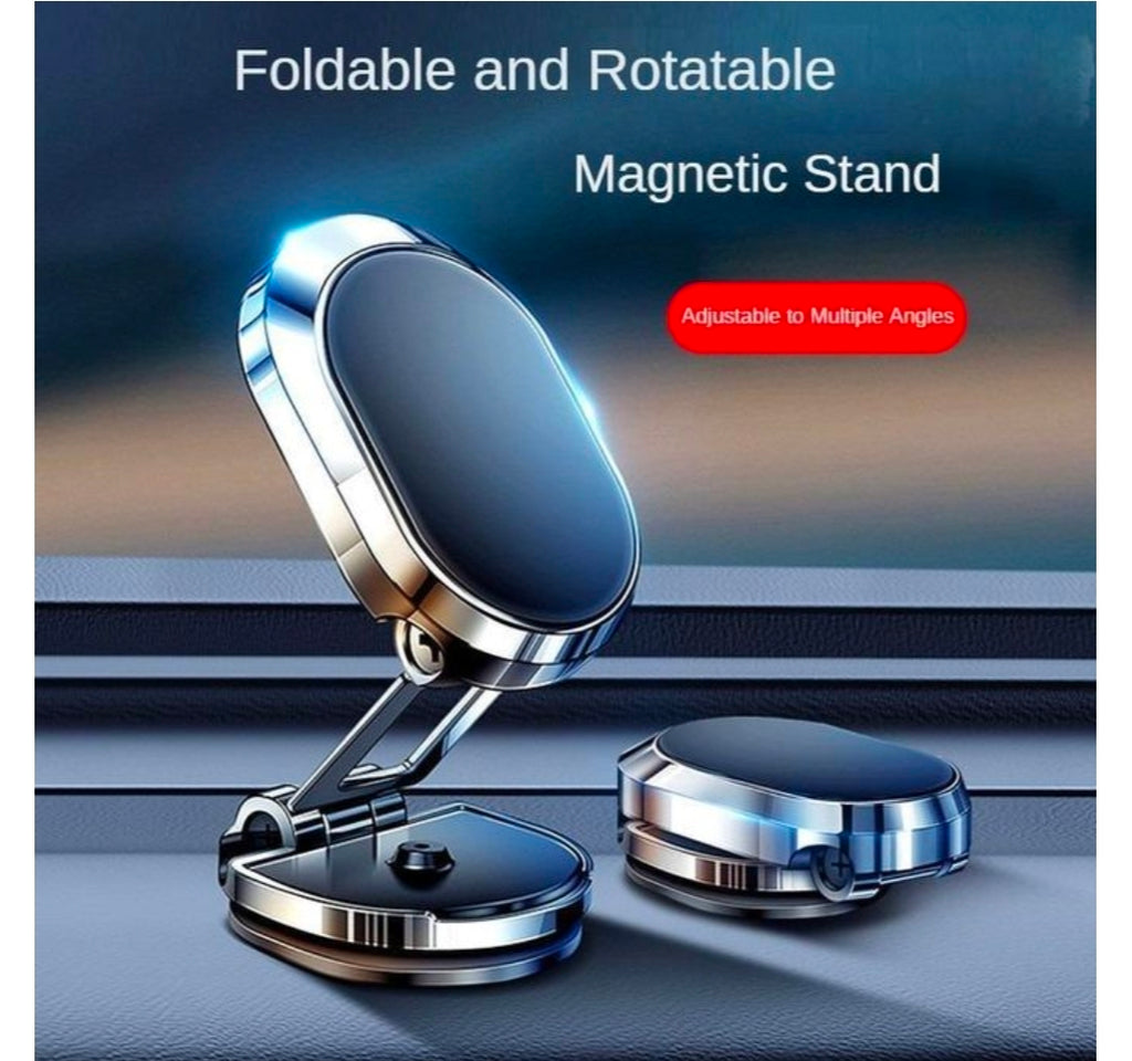 Creative multi angle foldable car phone mount, magnetic