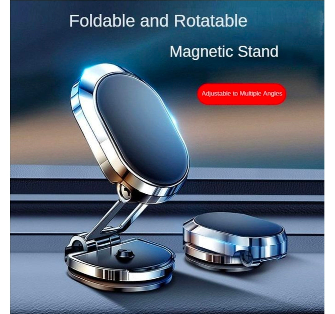 Creative multi angle foldable car phone mount, magnetic