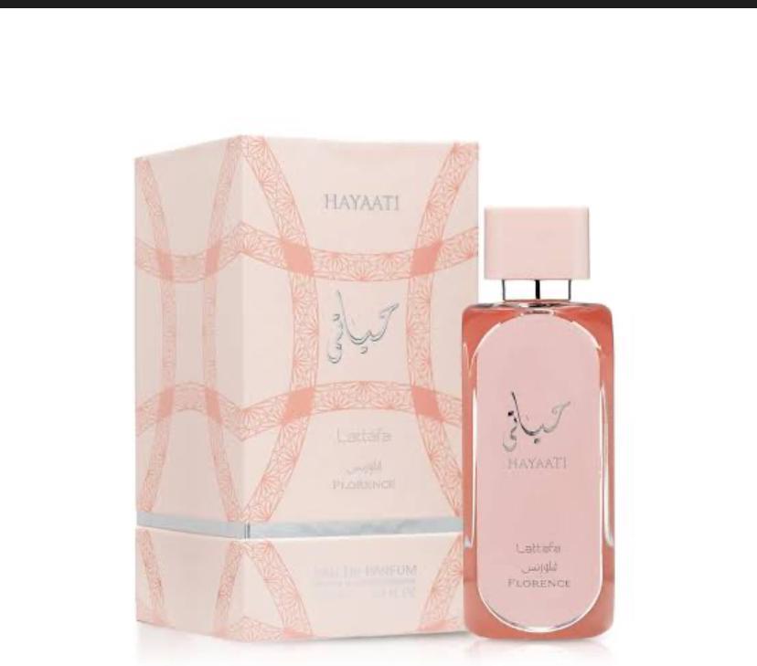 Lattafa Hayaati Florence Eau De Parfum, a floral fruity fragrance for women