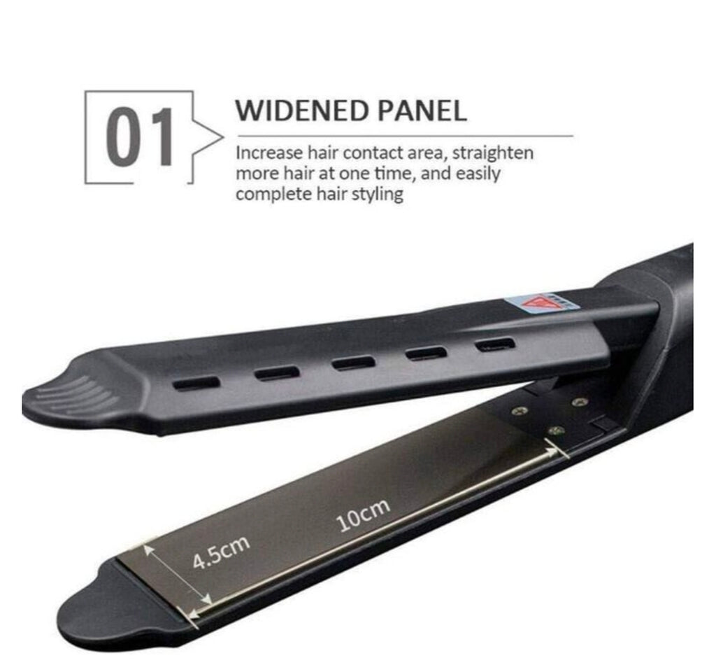 Ceramic Tourmaline Ionic Flat Iron Hair Straightener.