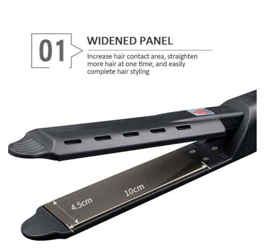 Ceramic Tourmaline Ionic Flat Iron Hair Straightener.