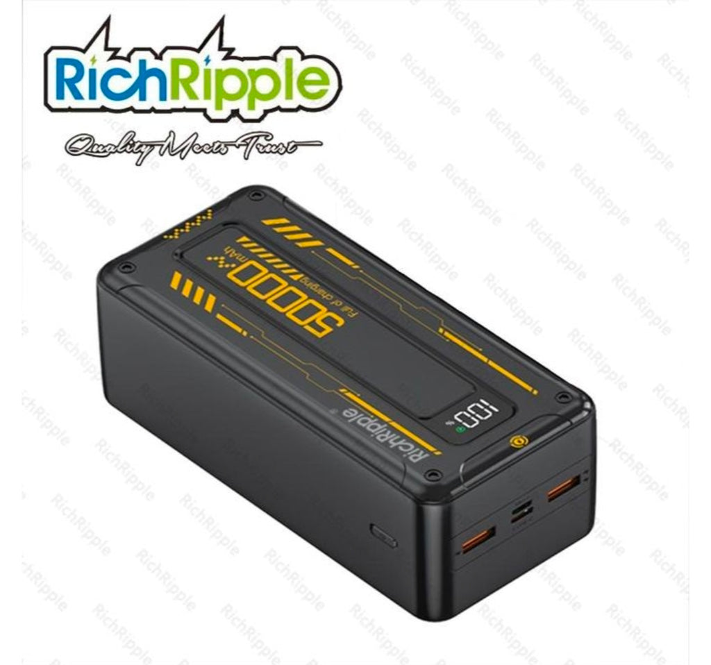 RichRipple 50000mAh 22.5W Fast Charging Power Bank