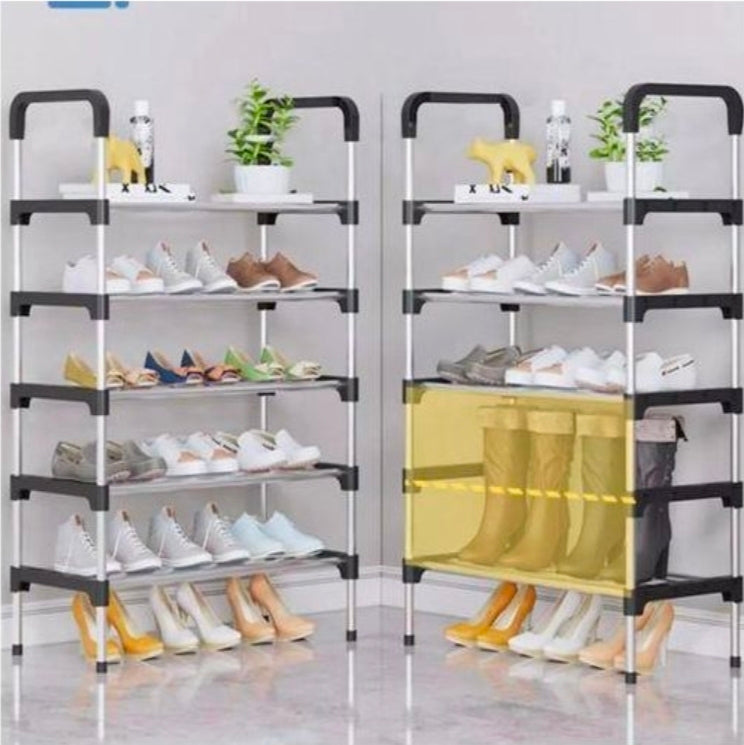 CYFAZA tiers shoe rack storage organizer 18 pairs large capacity durable
